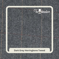 Thumbnail for Dark Grey Herringbone Tweed 3 Piece Suit