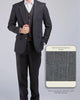 Dark Grey Herringbone Tweed 3 Piece Suit