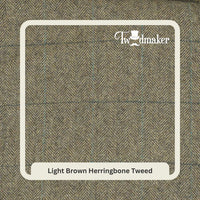 Thumbnail for Light Brown Herringbone Tweed 3 Piece Suit