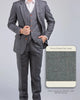 Prince Of Wales Grey Herringbone Tweed 3 Piece Suit