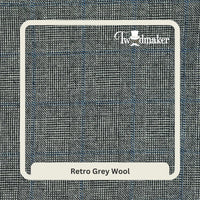 Thumbnail for Retro Grey Wool 3 Piece Suit