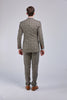 Retro Plaid Tweed 3 Piece Suit