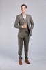 Retro Plaid Tweed 3 Piece Suit