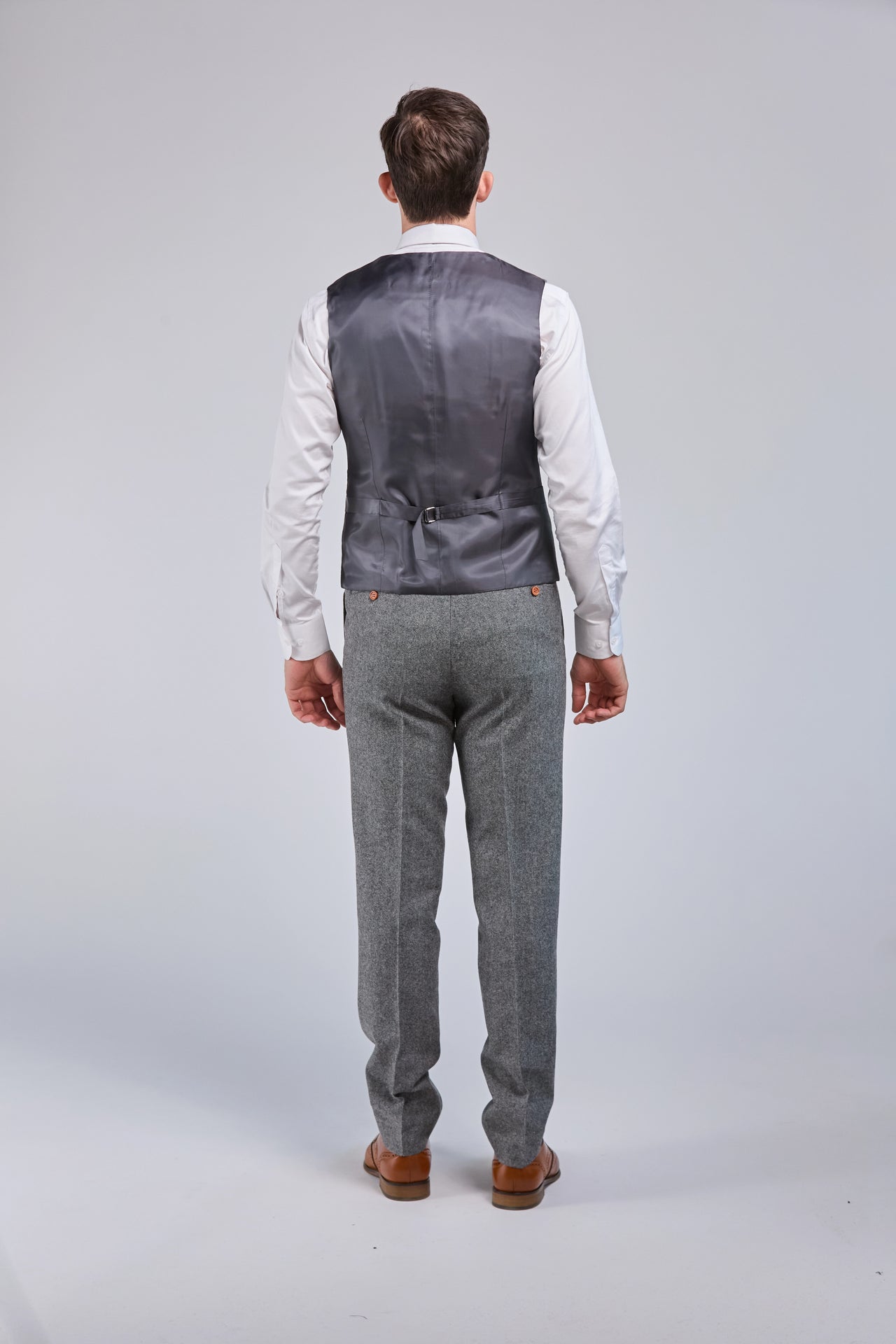 Grey Classic Tweed 3 Piece Suit