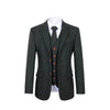 Green Herringbone Tweed 3 Piece Suit Suits