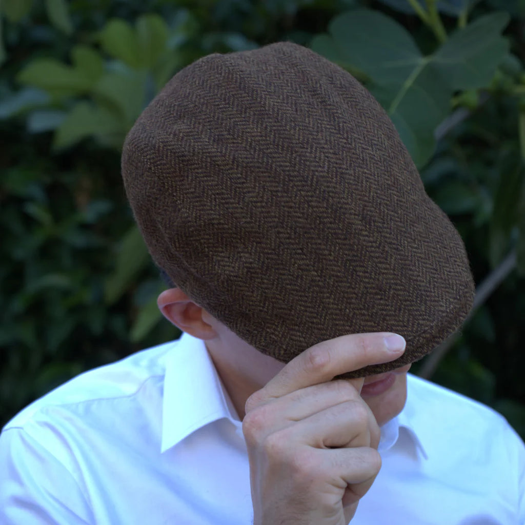 Pure wool flat cap shop