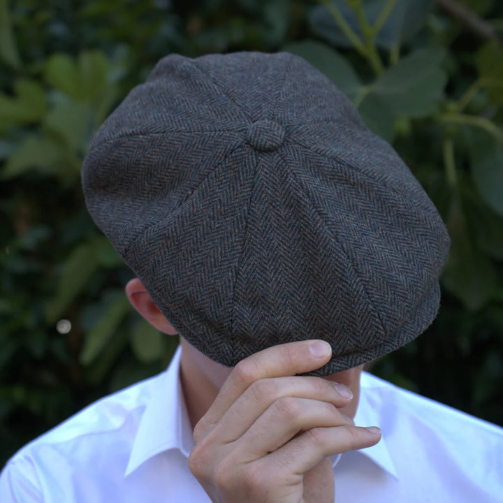 Wool Newsboy Cap Classic Vintage Style Flat Cap Unlined Brim 715-QXMLXlL._AC_SY350_QL65_.jpg main image 2