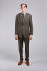 Moss Herringbone Tweed 3 Piece Suit