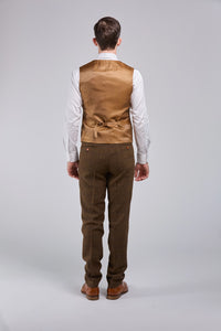 Thumbnail for Brown Check Tweed 3 Piece Suit