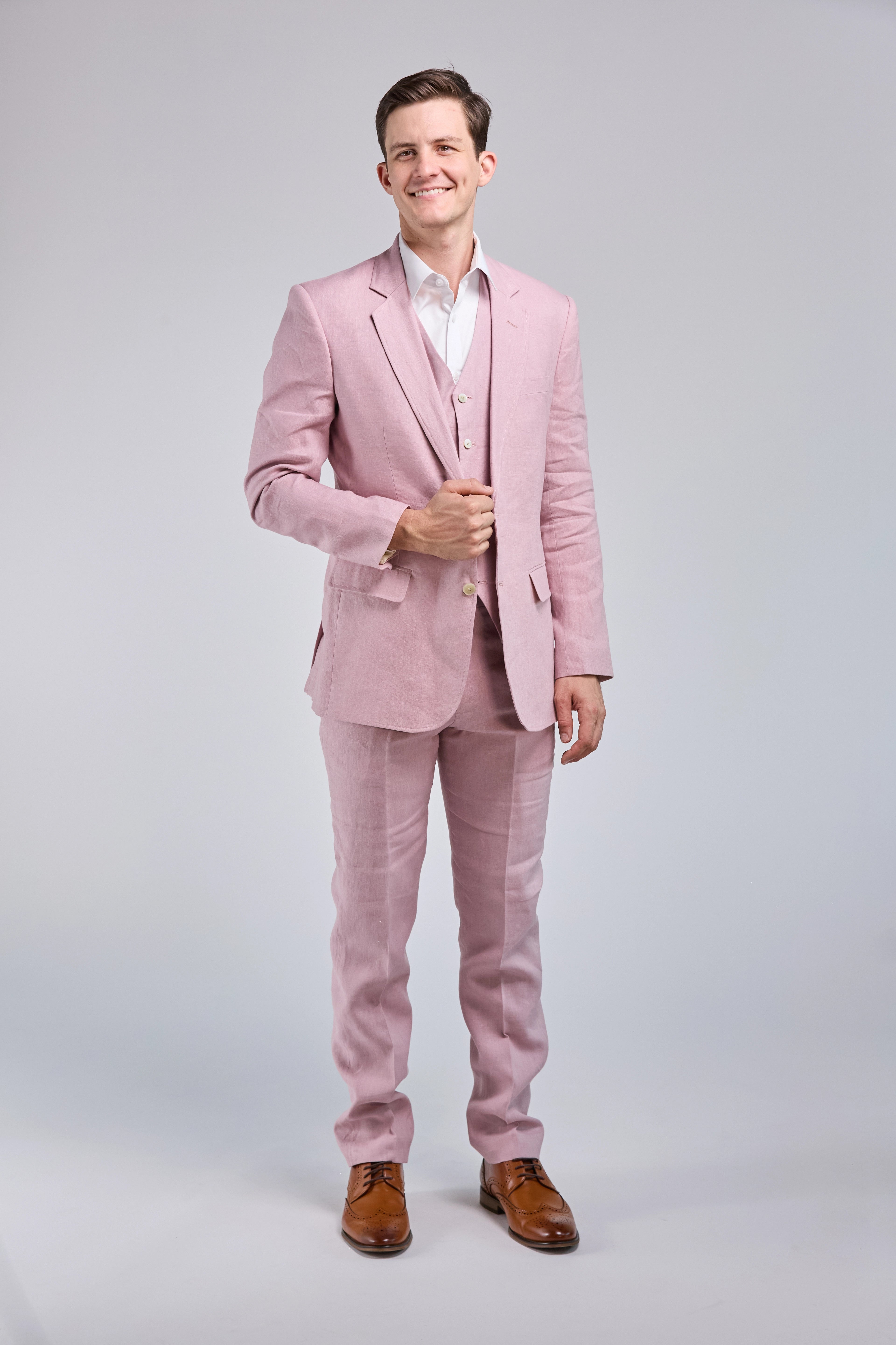 pink dress shirt suit How To Wear Pink In Menswear