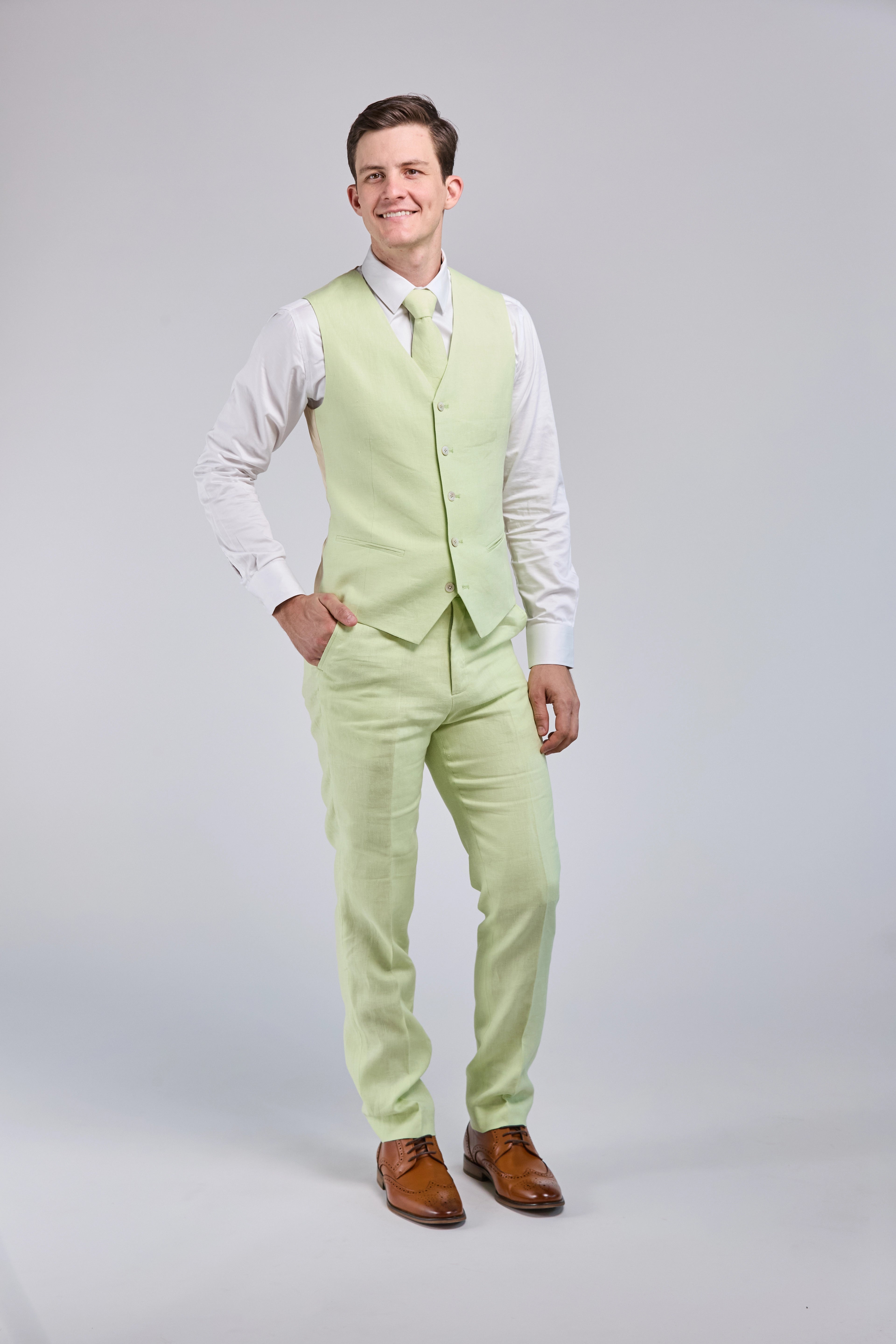 Lime Green Linen 3 Piece Suit Tweedmaker Lime Green Linen 3 Piece Suit Tweedmaker
