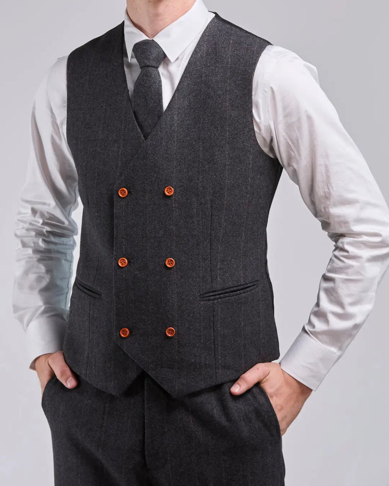 Double Breasted Vest – Tweedmaker
